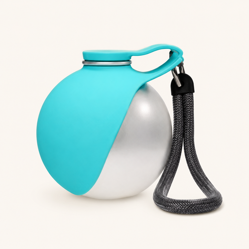 Gourde Nomade Givré – Bouteille d'eau portable pour chien